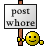 post whore